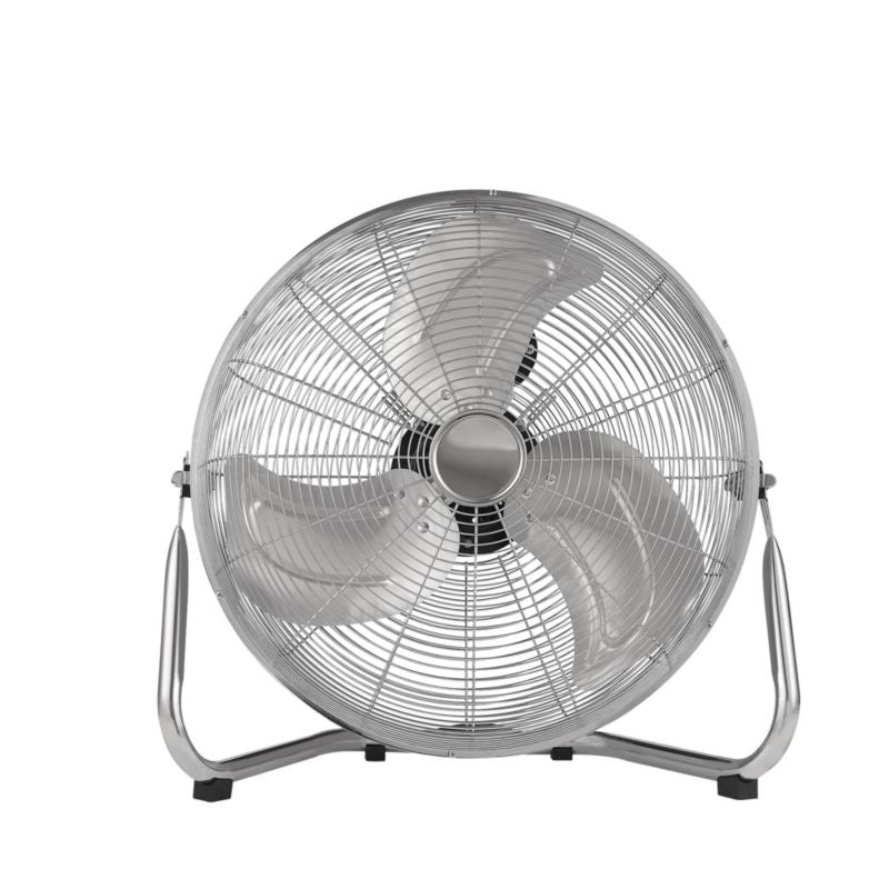 Gulvventilator 110 W 45 cm krom