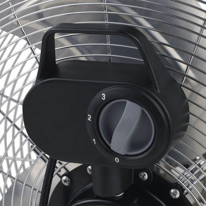 Gulvventilator 110 W 45 cm krom