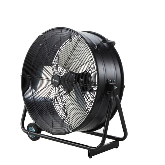 Industriel ventilator 60 cm mat-sort