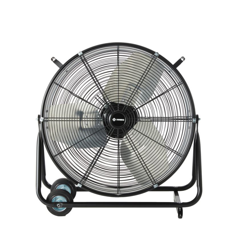 Industriel ventilator 60 cm mat-sort