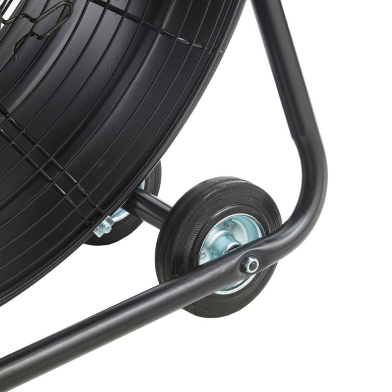 Industriel ventilator 60 cm mat-sort