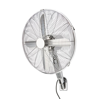 Vægvifte 40 cm krom