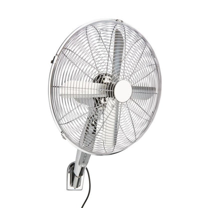 Vægvifte 40 cm krom
