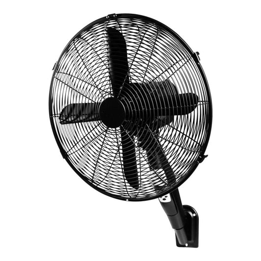 Vægbaseret ventilator 40 cm mat-sort
