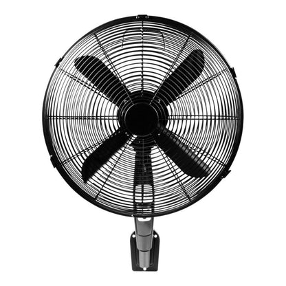 Vægbaseret ventilator 40 cm mat-sort