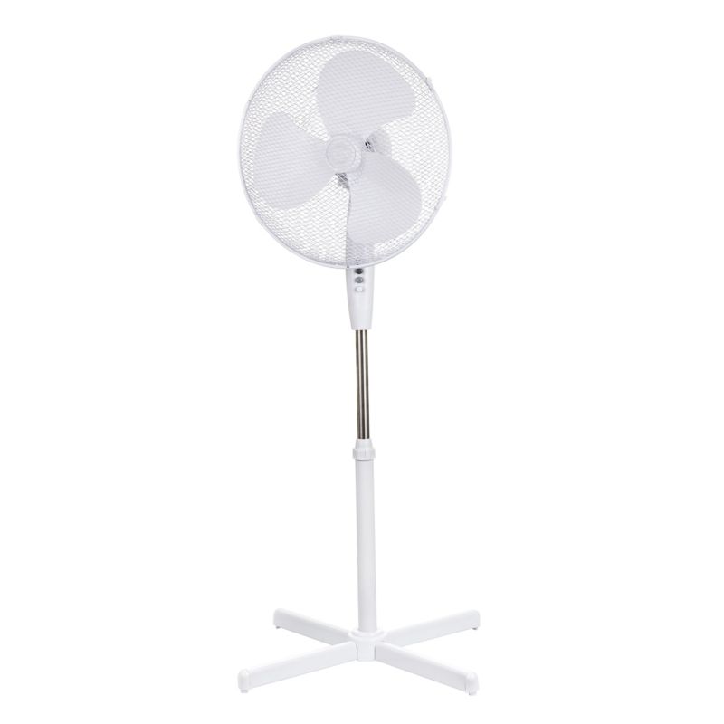 Stående ventilator 40 cm 45 W hvid