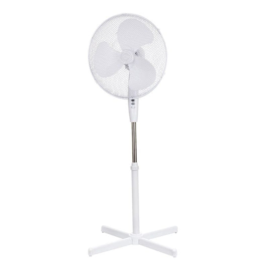 Stående ventilator 40 cm 45 W hvid