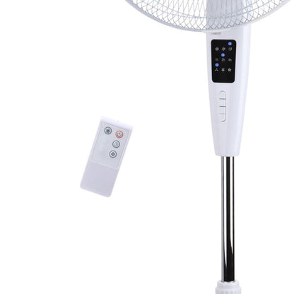 Stående ventilator med fjernbetjening 40 cm hvid