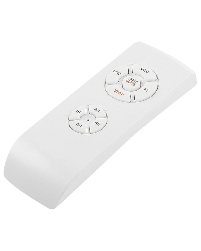 Loftventilator med lampe Aruwimi i messing, 1 stk.