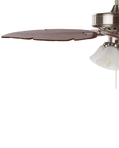 Loftventilator med lampe Gila sølv 1 stk.