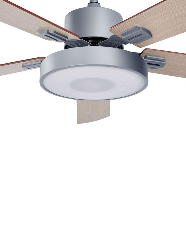 Loftventilator med lampe Hobble lys grå 1 stk.