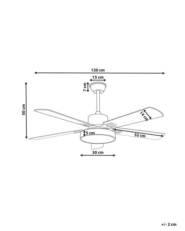 Loftventilator med lampe Hobble Mintgrøn 1 stk.