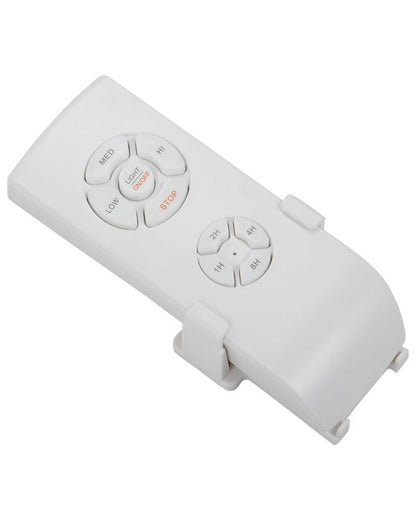 Loftventilator med lampe Ibar transparent 1 stk.