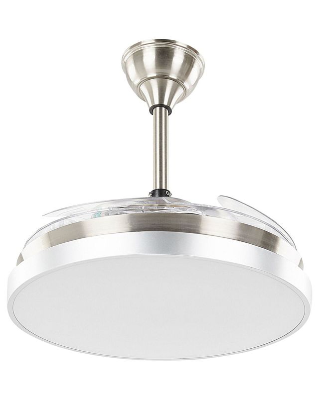 Loftventilator med lampe Ibar transparent 1 stk.