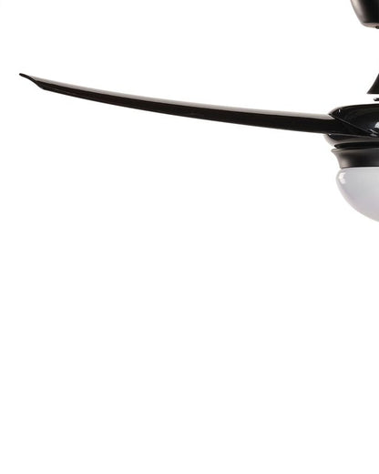 Loftventilator med lampe Jiboa sort 1 stk.