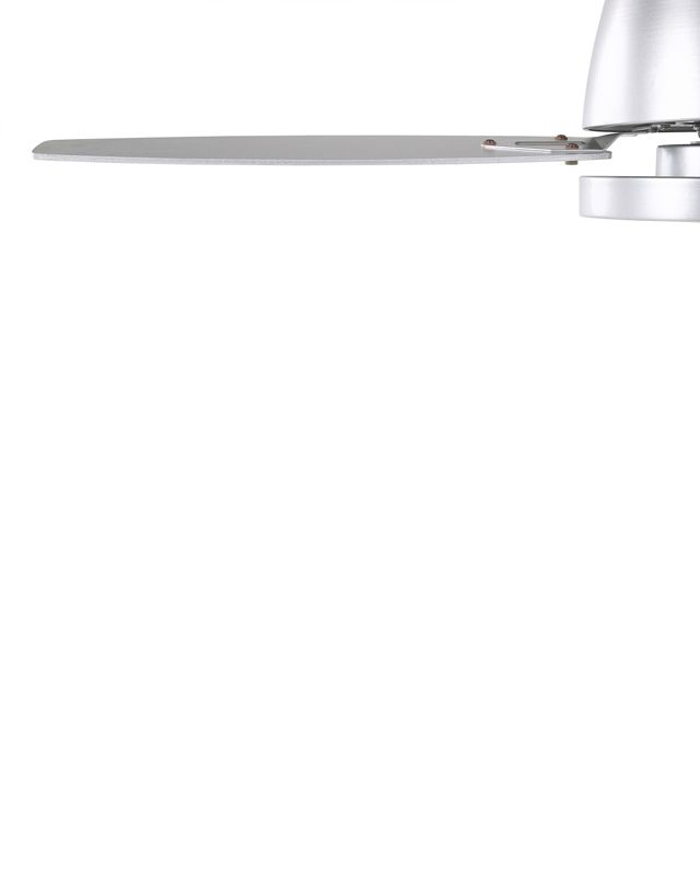 Loftventilator med lampe Mlava sølv 1 stk.