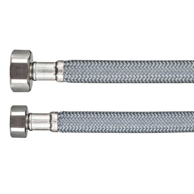 Flomasta vandtilslutningsslange GW3/8" x GW1/2" 60 cm
