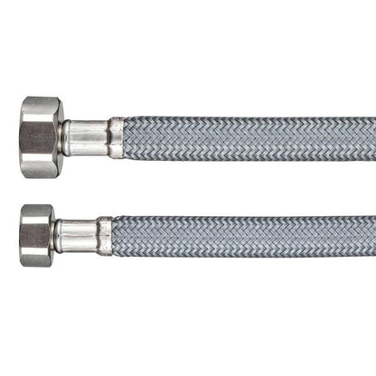 Flomasta vandtilslutningsslange GW3/8" x GW1/2" 60 cm