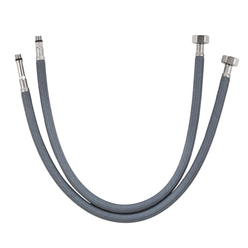 Flomasta slange til armatur M10 x U1/2" 60 cm 2 stk.