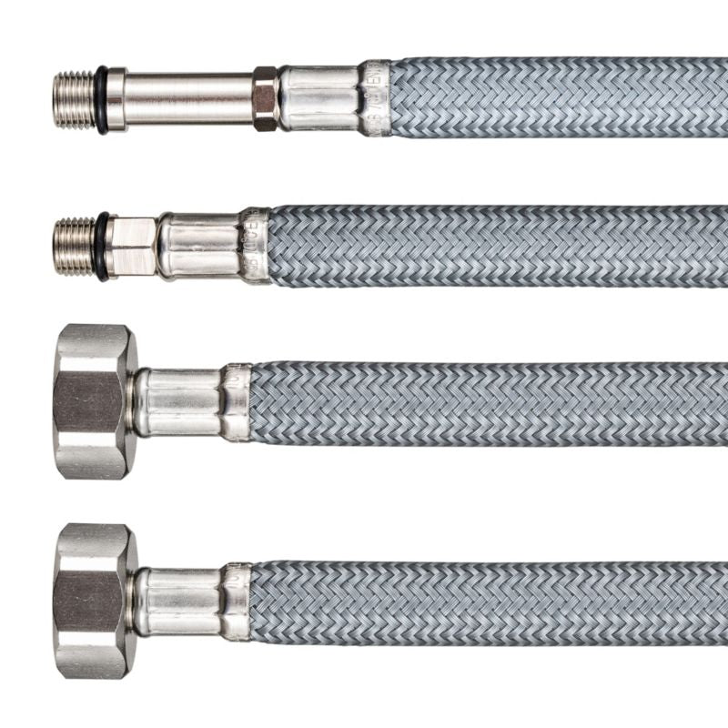 Flomasta slange til armatur M10 x U1/2" 60 cm 2 stk.