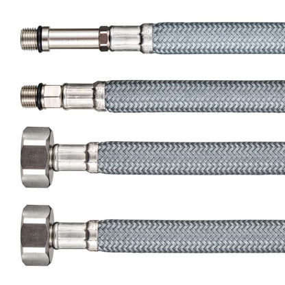 Flomasta slange til armatur M10 x U1/2" 60 cm 2 stk.