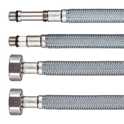Flomasta slange til armatur M10 x U1/2" 60 cm 2 stk.