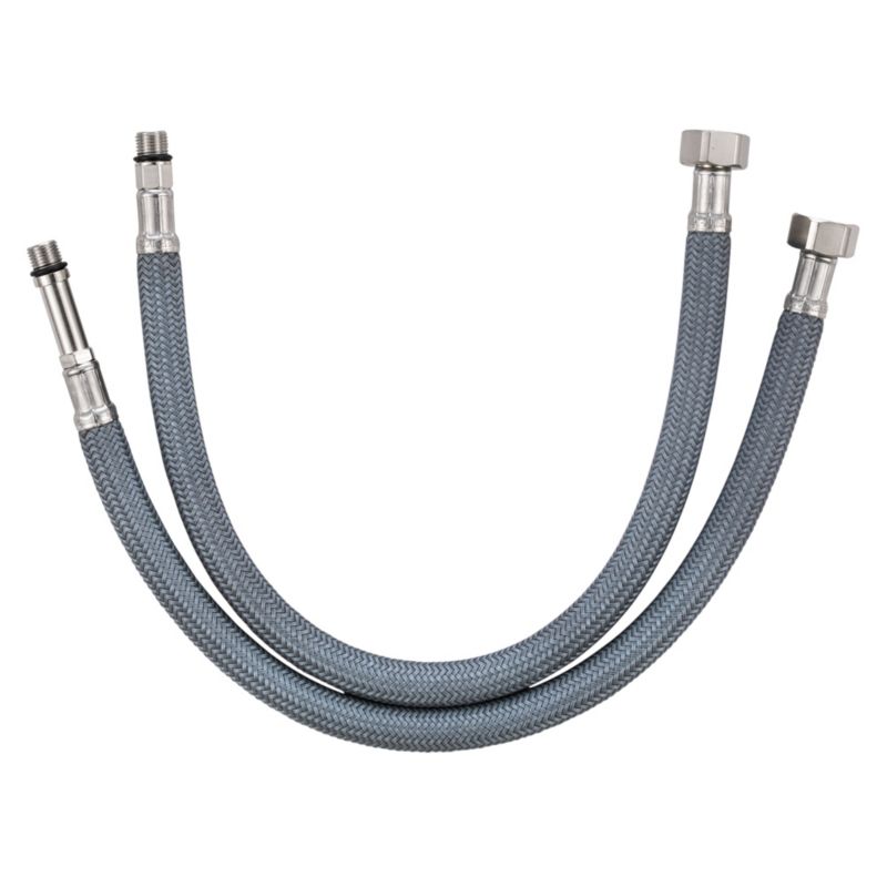 Flomasta slange til armatur M10 x GE3/8" 40 cm 2 stk.