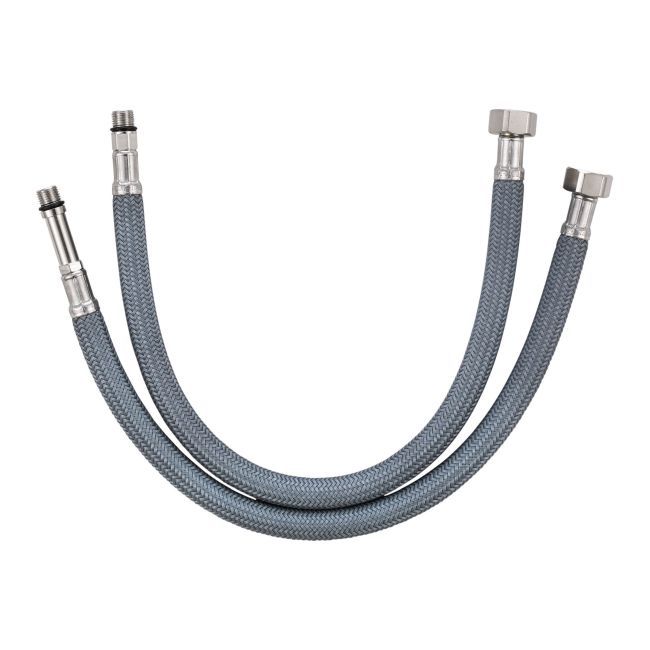 Flomasta slange til armatur M10 x GE3/8" 40 cm 2 stk.