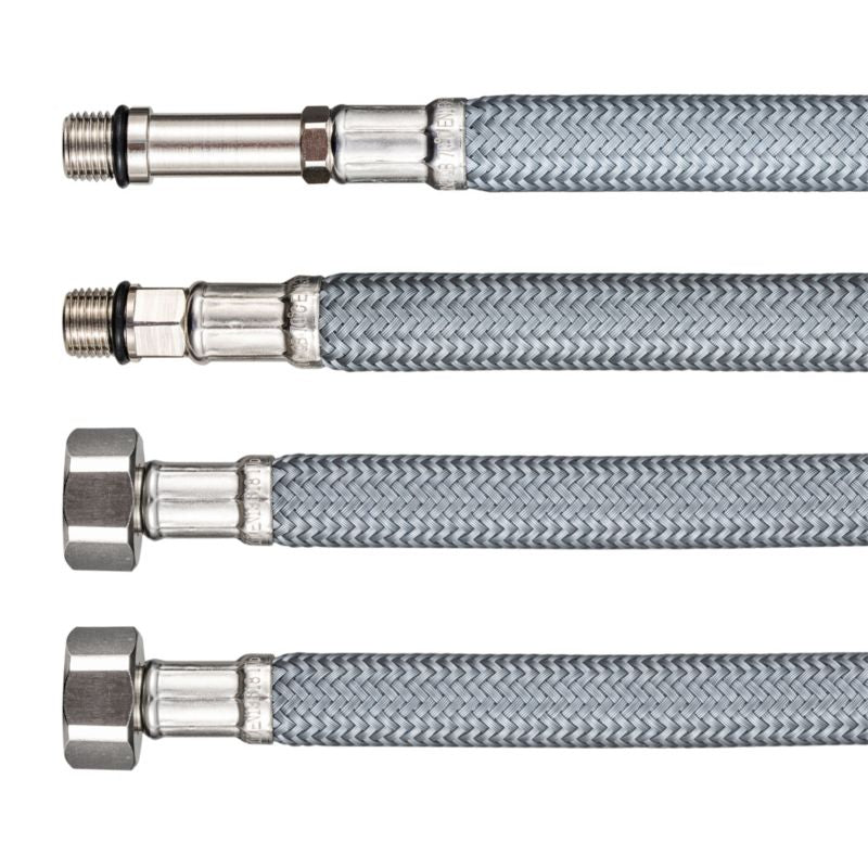 Flomasta slange til armatur M10 x GE3/8" 40 cm 2 stk.