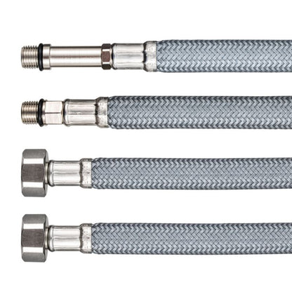 Flomasta fleksibel slange til armatur M10 x GE3/8" 60 cm, 2 stk.