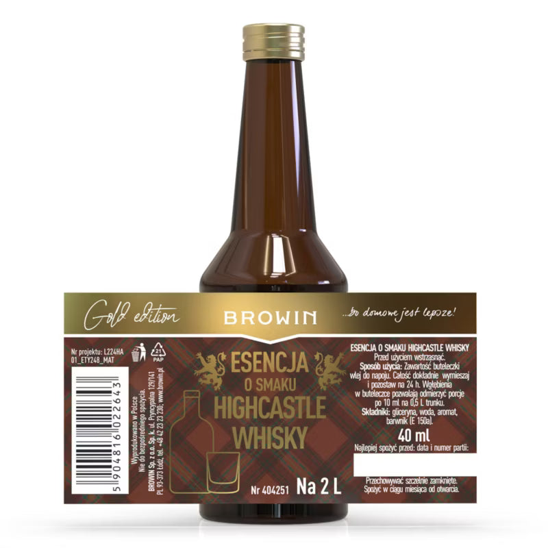 Whisky Essens 40 ml til 2 Liter