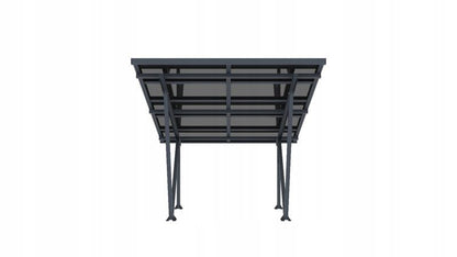 Carport Corciano til solcelleanlæg i aluminium, 1 stk.