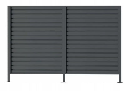 Carport Corciano Georg med sideplader 540 x 285 x 230 cm, 1 sæt