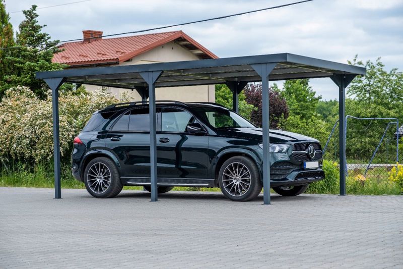 Carport Corciano Georg med sideplader 540 x 285 x 230 cm, 1 sæt
