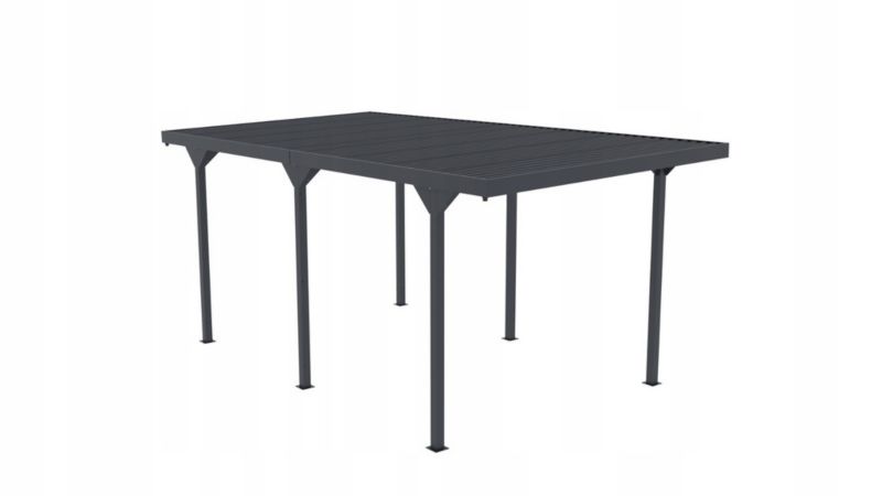 Carport Corciano Georg med sideplader 540 x 285 x 230 cm, 1 sæt