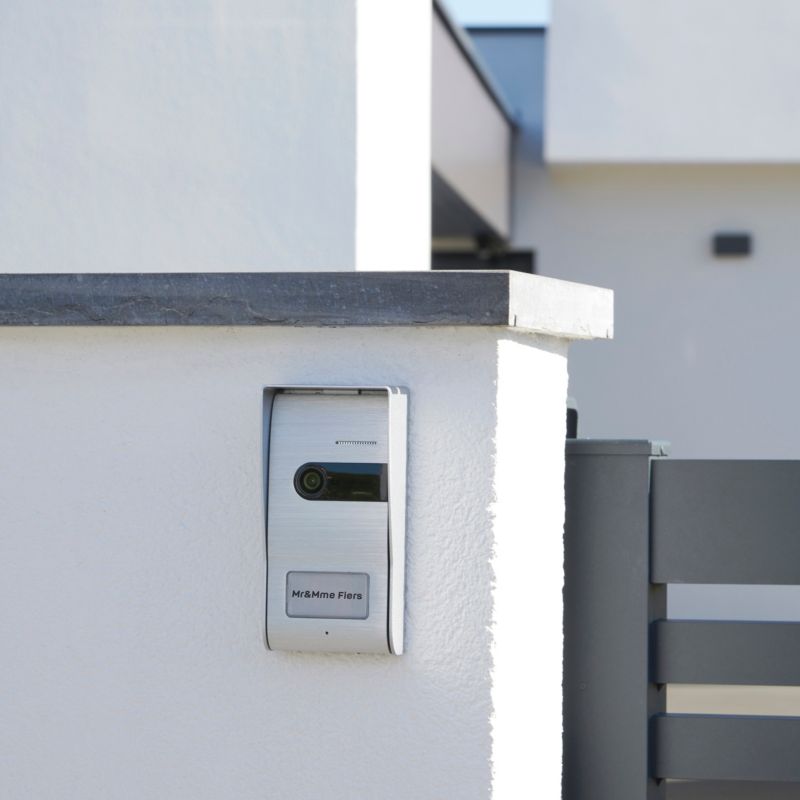 Elektronisk videointercom Blyss Vid-Intcoms E-5 til udendørs brug med metalhus