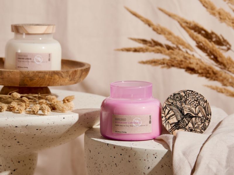 Duftlys Delight Bliss med sojavoks og friske noter – 1 stk.