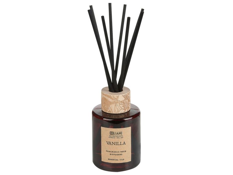 Duftlys med duftpinde Dark elegance Sojavoks Blomsteragtige noter 1 sæt