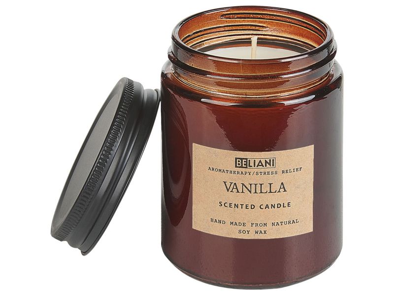 Duftlys med duftpinde Dark elegance Sojavoks Blomsteragtige noter 1 sæt