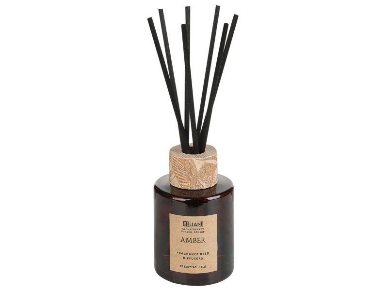 Duftlys med duftpinde Dark elegance Sojavoks Orientalske noter 1 sæt