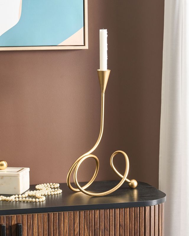 Arouca metallysestage 40 cm guldfarvet 1 stk.
