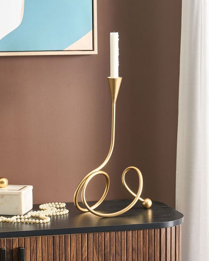 Arouca metallysestage 40 cm guldfarvet 1 stk.