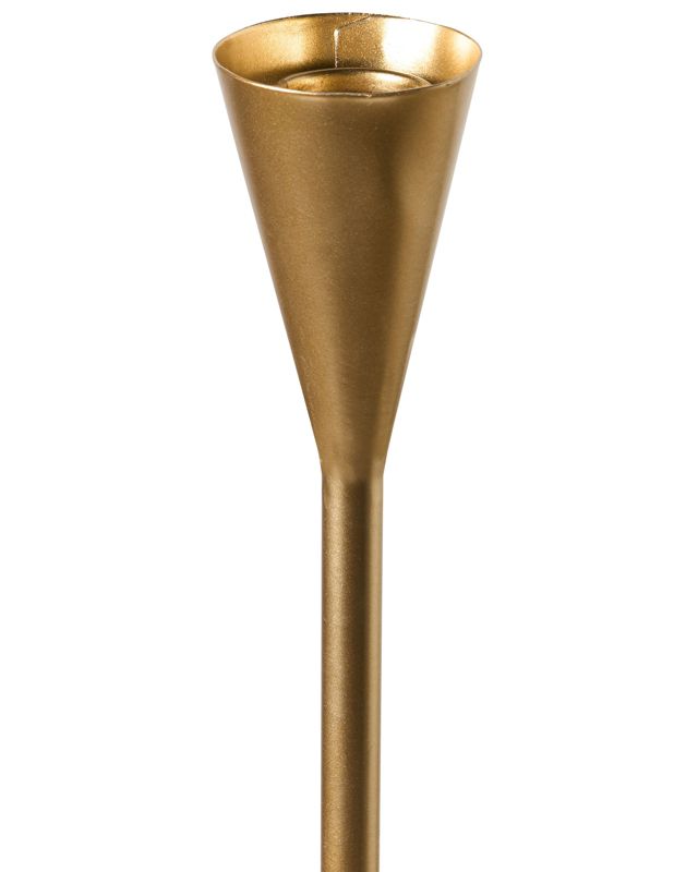 Arouca metallysestage 40 cm guldfarvet 1 stk.