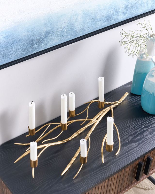 Arrentela metallysestage 10 cm i guld, 1 stk.
