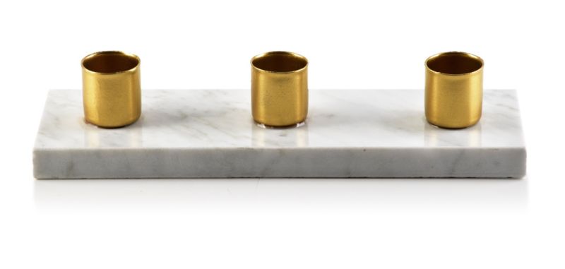 MONDEX CEDRIC lysestage 205 x 45 x 70 mm i guld, 1 stk.