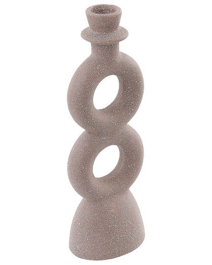 Naousa keramisk lysestage beige 1 stk.