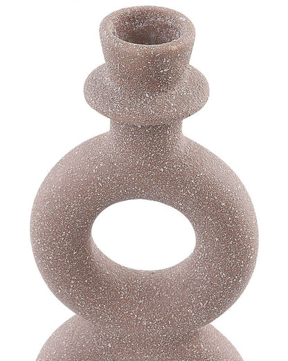 Naousa keramisk lysestage beige 1 stk.