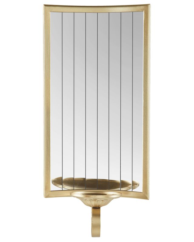 Sobreda metallysestage 41 cm guldfarvet 1 stk.