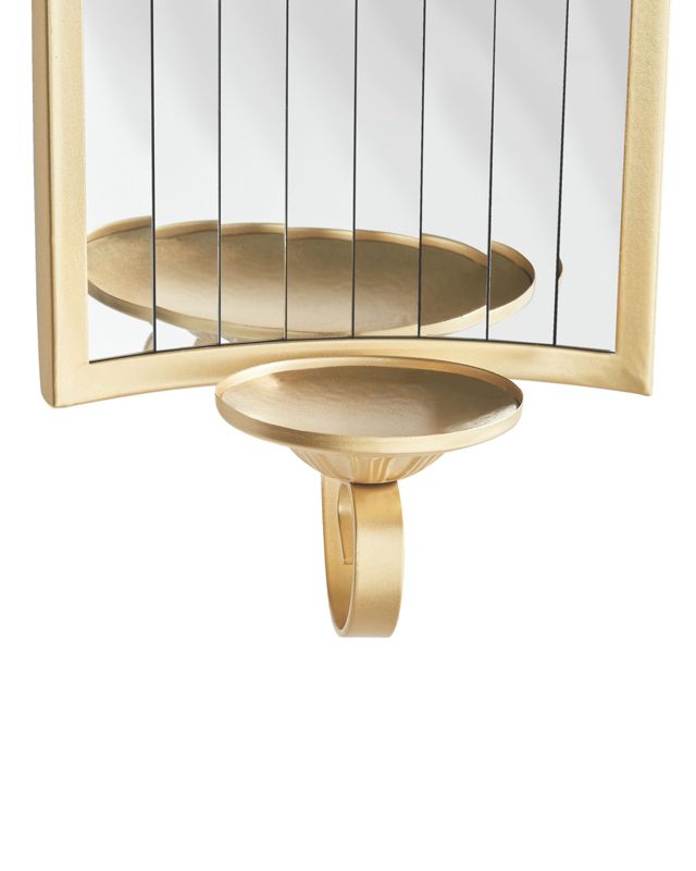 Sobreda metallysestage 41 cm guldfarvet 1 stk.
