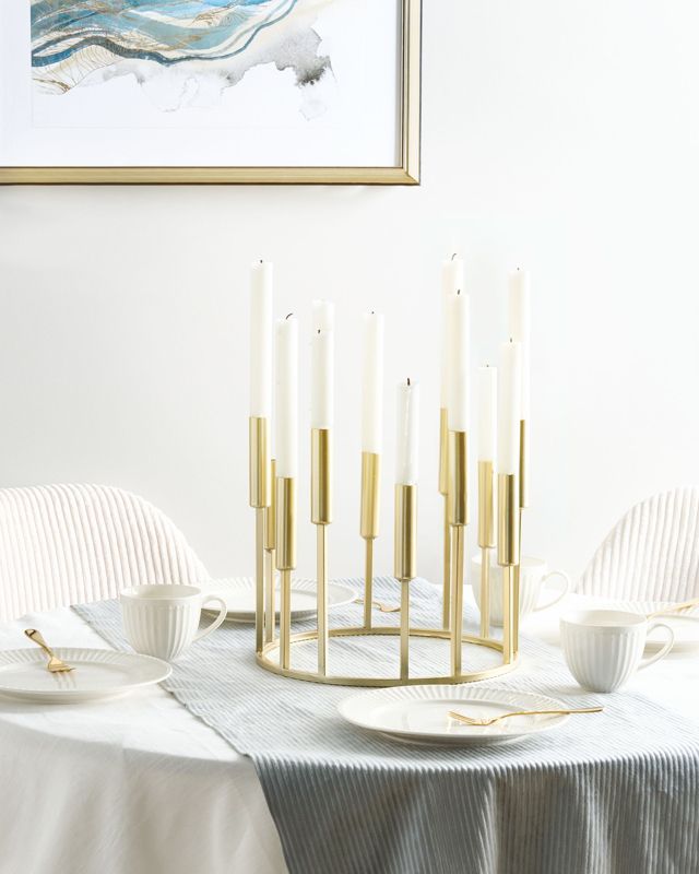 Trafaria metallysestage 26 cm guld 1 stk.